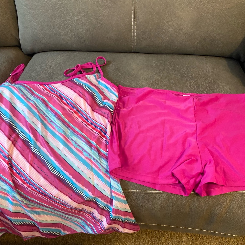 Women’s 2xl 2 piece tankini bathing suit